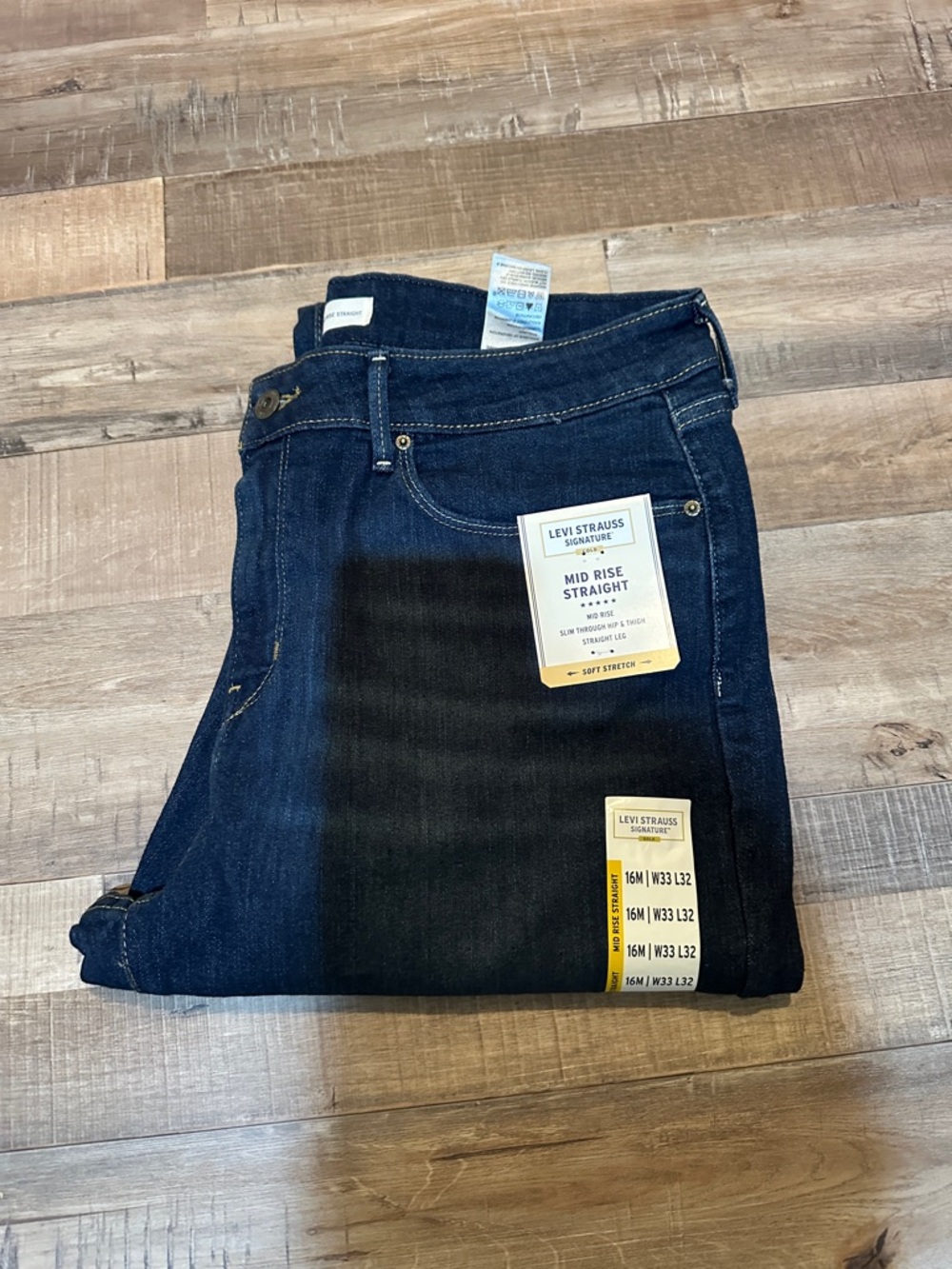 Levi's Brand New- Dark Blue Straight Leg Women's Jeans